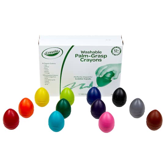 Crayola® Washable Palm-Grasp Crayons, 12ct.